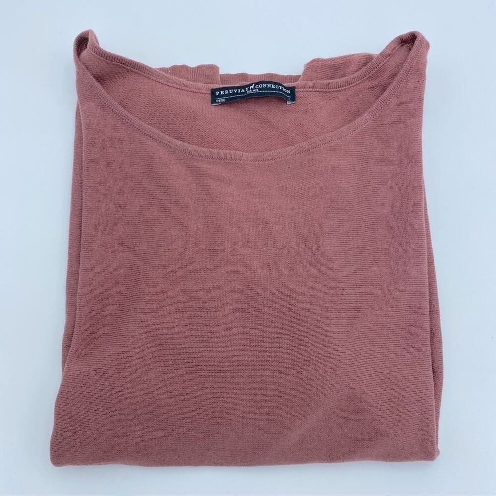 Peruvian Connection Lightweight Pullover Sweater- Large